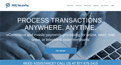 Desktop Screenshot of amgsecurepay.com